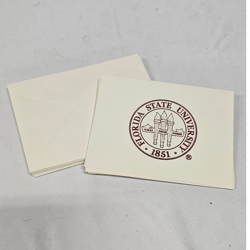 Florida State University FSU Seal Blank Note Cards with Envelopes Set of 12